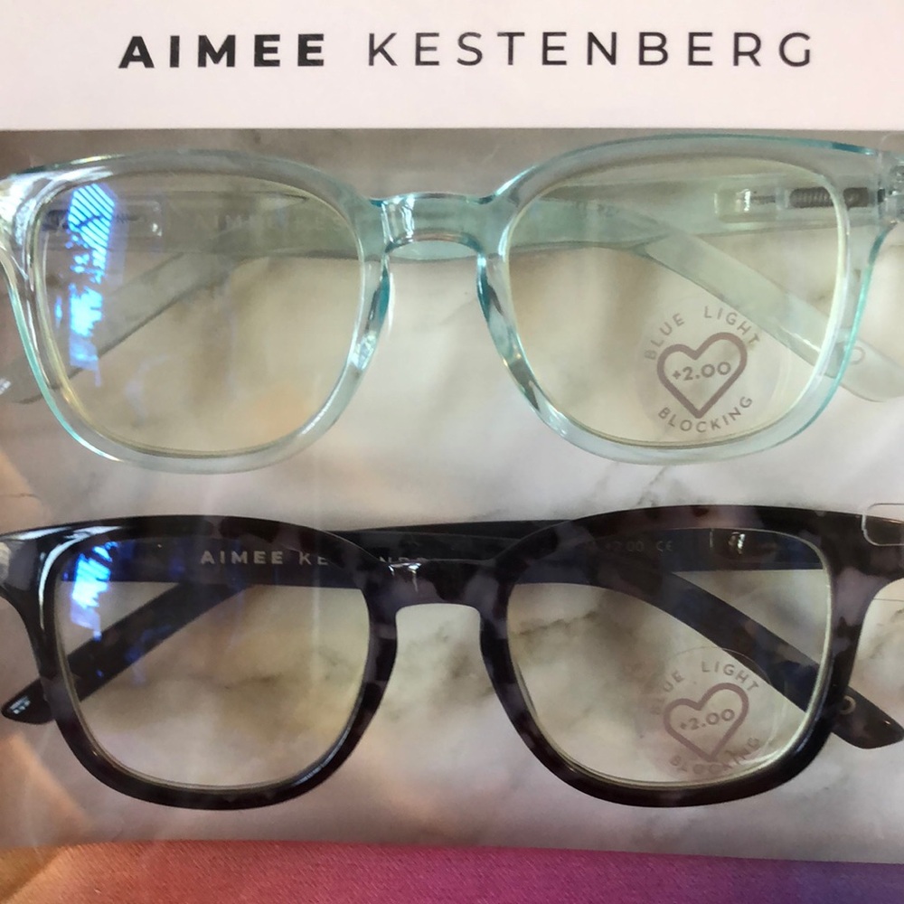 NEW In Box Aimee Kestenberg Blue Light Blocking Reading Glasses 2.0 - Picture 2 of 6